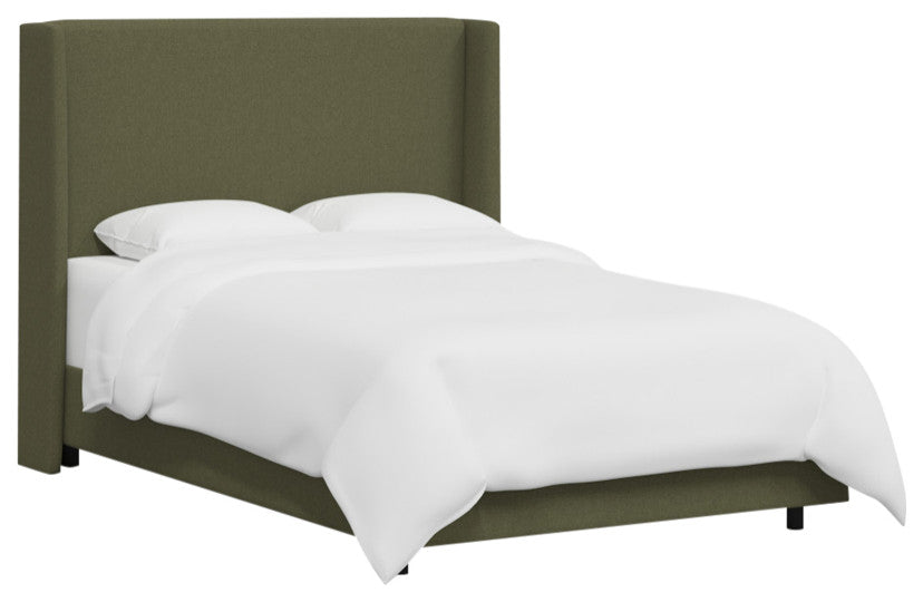 Wingback Bed, Zuma, Zuma Laurel, Queen