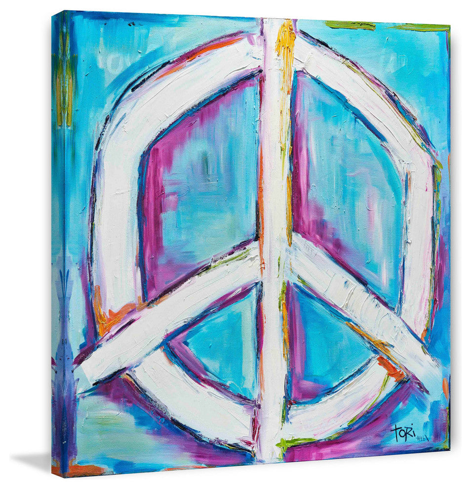 "Bright Peace" Painting Print on Wrapped Canvas