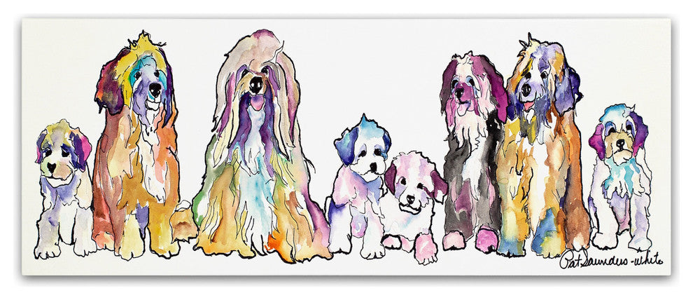 'The Gang' Canvas Art by Pat Saunders-White