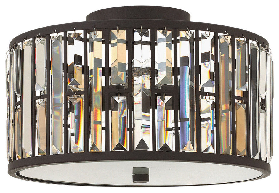 Gemma Flush Mount in Vintage Bronze