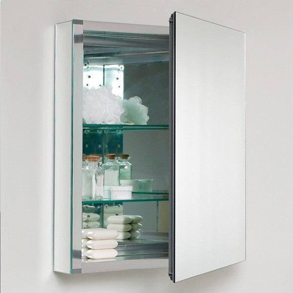 Fresca Livello 24" Walnut Modern Bathroom Vanity With Medicine Cabinet