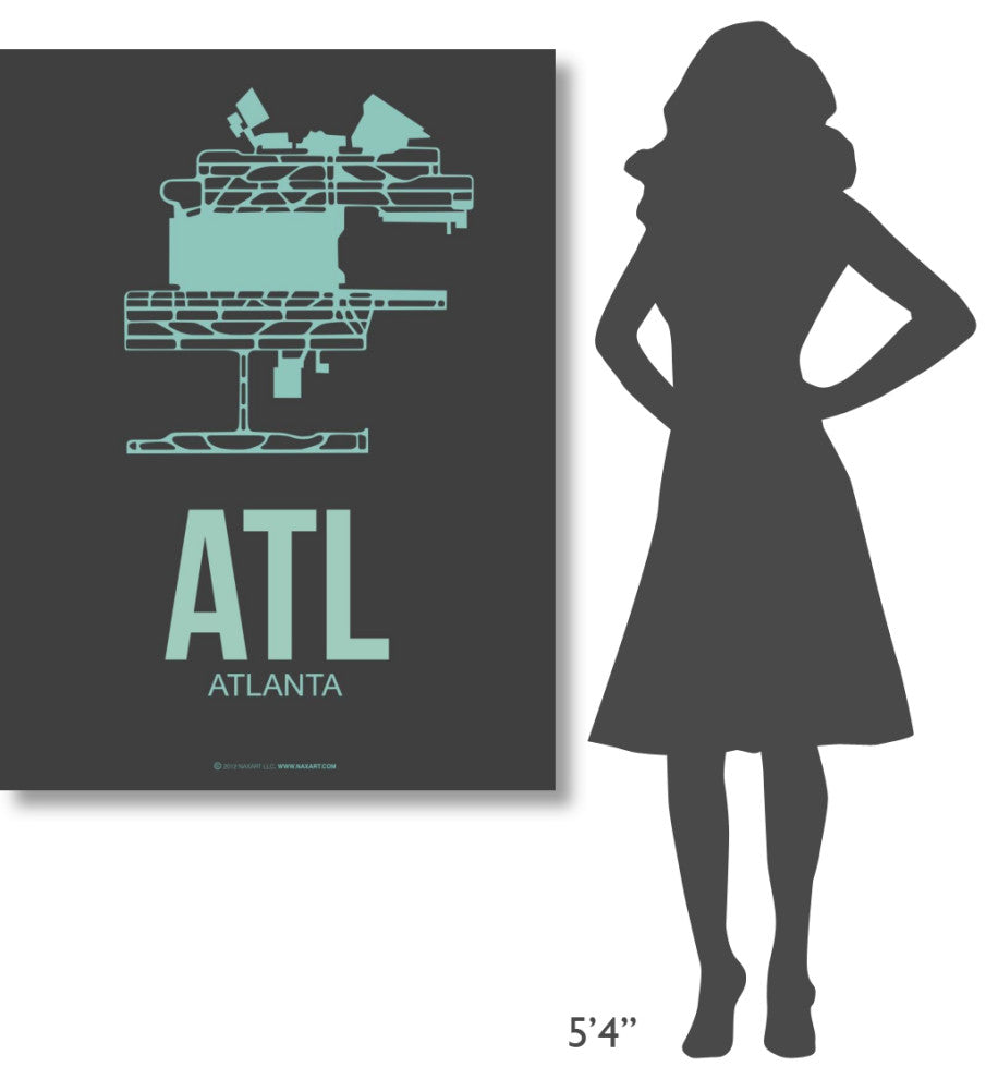 "ATL Atlanta Poster 2" Fine Art Print