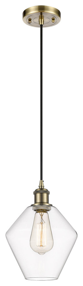 Innovations 516-1P-AB-G652-8 1-Light Mini Pendant, Antique Brass