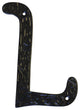 RCH Hardware Iron Vintage Classic House Letter, 6", Black, L