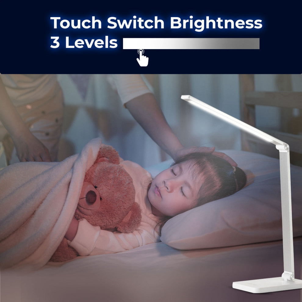 WBM Smart LED Table Lamp With Wireless Charger