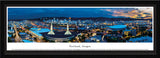 Portland Skyline Panoramic Poster, Oregon , Select Frame