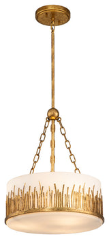 Sawgrass Medium Pendant in Gold Leaf