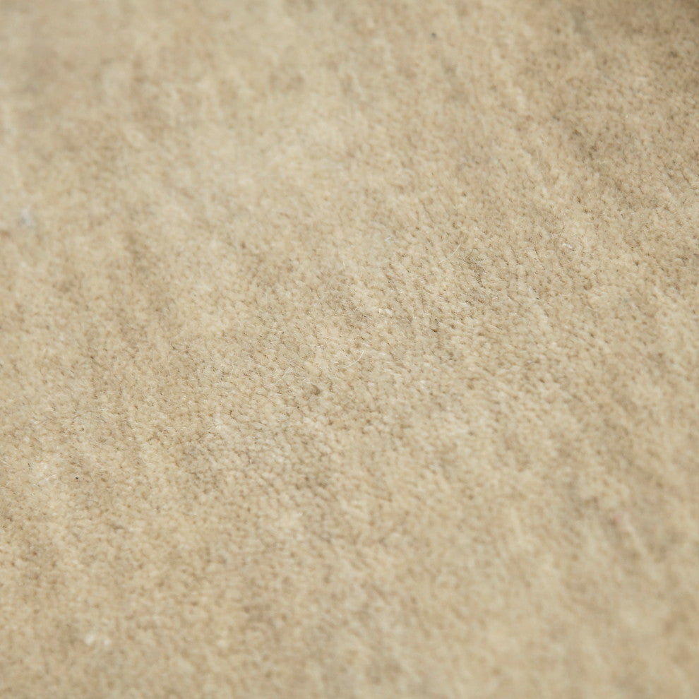 Arizona Rye Area Rug, Ivory, 8' x 10', Solid