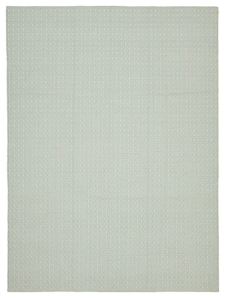 Rug N Carpet - Hand-knotted Modern Design 9' 0'' x 12' 0'' Wool Unique Kilim Rug