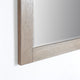 Cortes Rectangular Wall Mount Mirror, Classical Grey, 72"