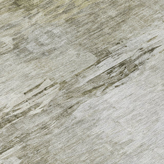 Machine Washable Indoor/Outdoor Chantille ACN595 Taupe 2'6" x 3'10" Rug