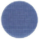 Andreas Blue Gingham Trivet, 10" Round