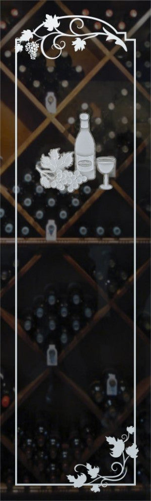 Wine Door - Wine Tasting - Douglas Fir (stain grade) - 28" x 96" - Knob on...