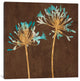"Teal Bloom II" by Erin Lange, Canvas Print, 26"x26"