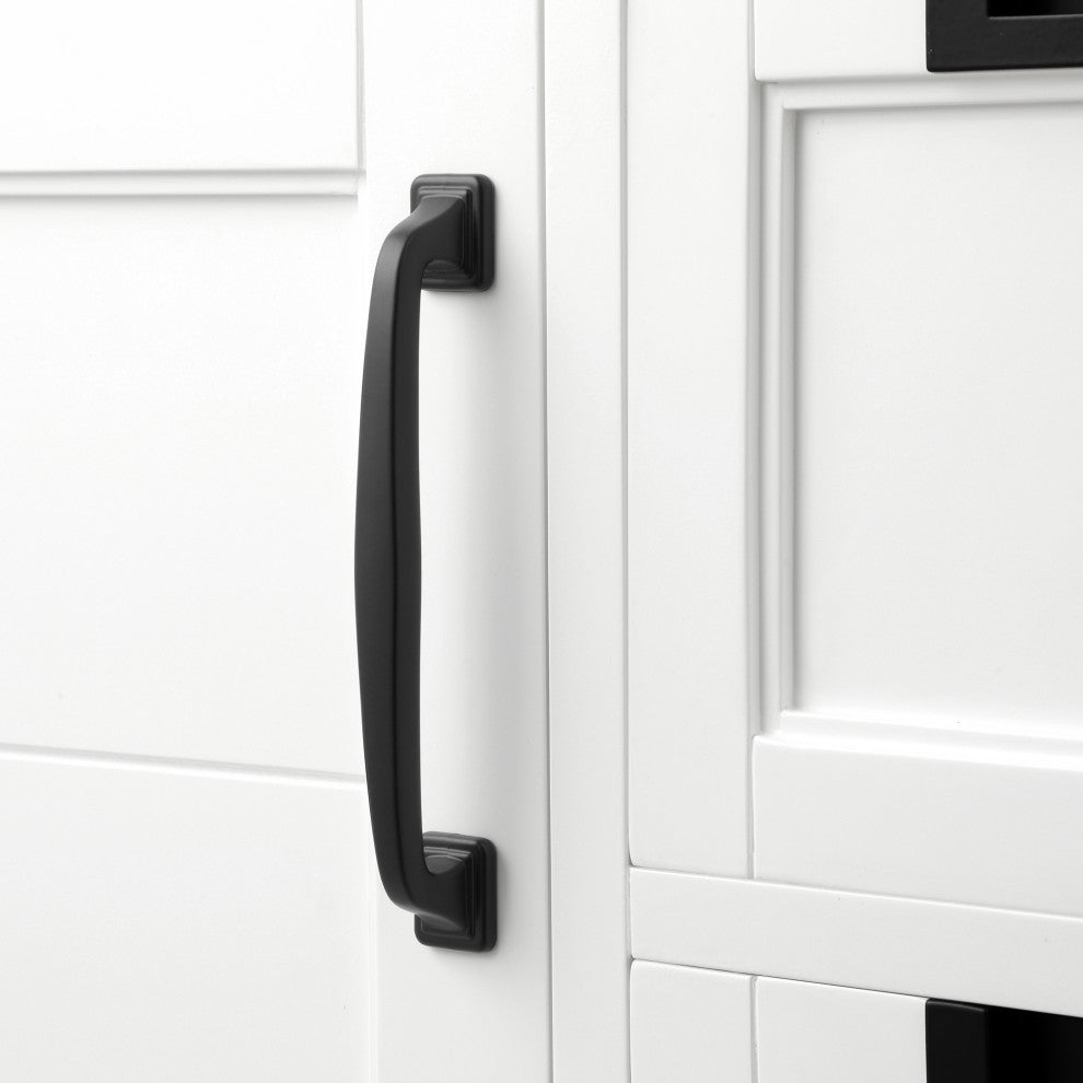 Ove Decors Pembroke 30" Single Sink Bathroom Vanity, White With Black