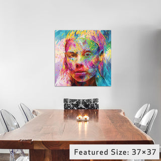 "Yolandi" by Alessandro Pautasso, 37x37x1.5