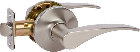 Delaney Hardware Dayton Dummy Lever, Satin Nickel, Left-Hand