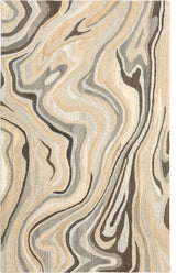 Oriental Weavers Anastasia Beige/ Charcoal Abstract Indoor Area Rug 3'6"X5'6"