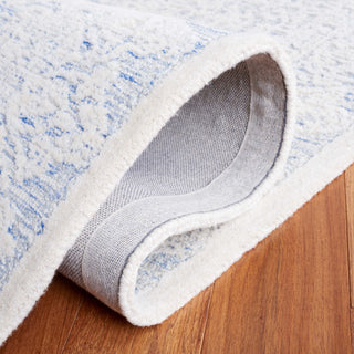 Safavieh Couture Ebony Collection EBN102 Rug, Blue/Ivory, 10'x14'