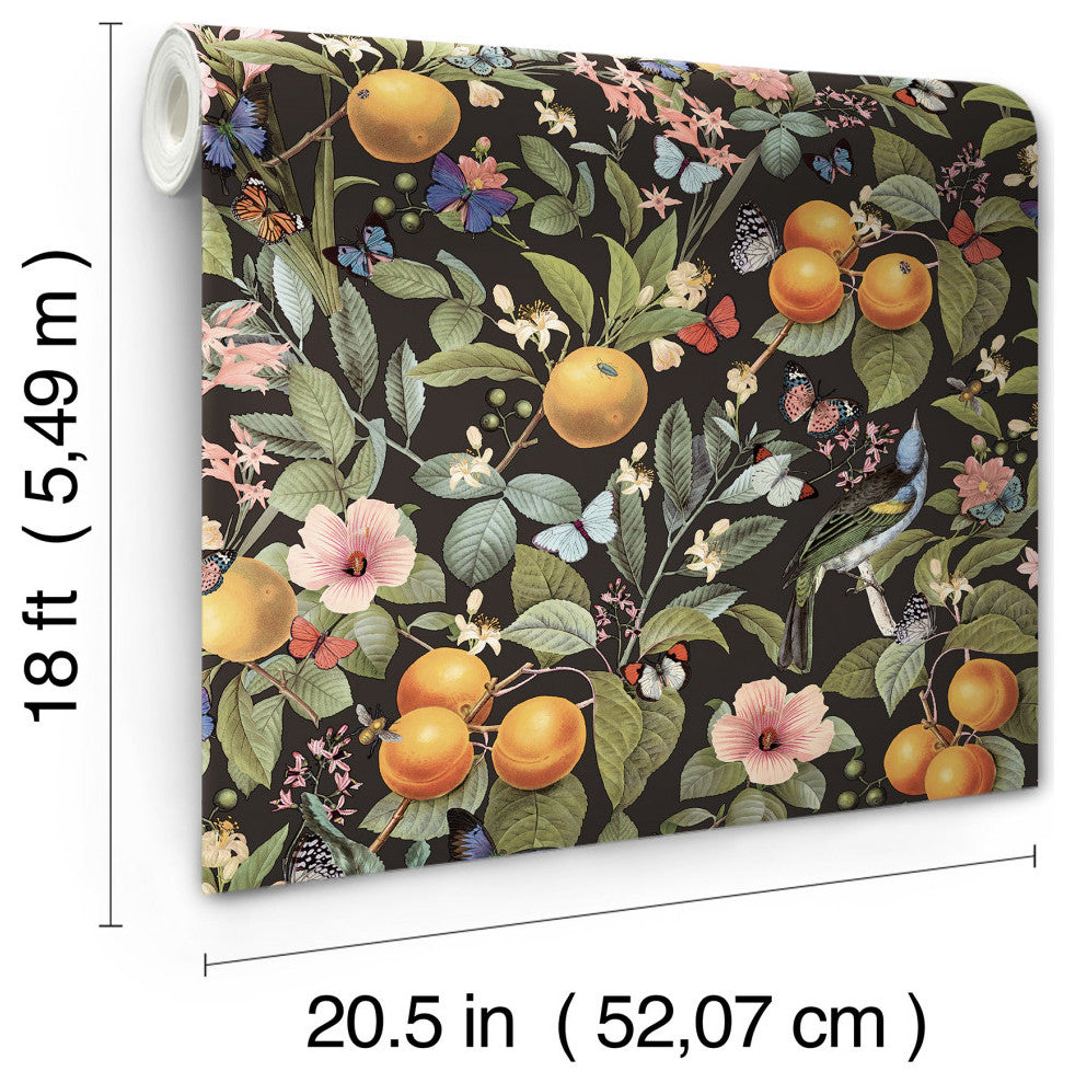 Citrus Peel and Stick Wallpaper