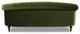 La Rosa Victorian Chesterfield Tufted Sofa, Olive Green Performance Velvet