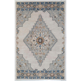 Timeless Britson Hand Made Indoor Area Rug, 3'x5', Blue