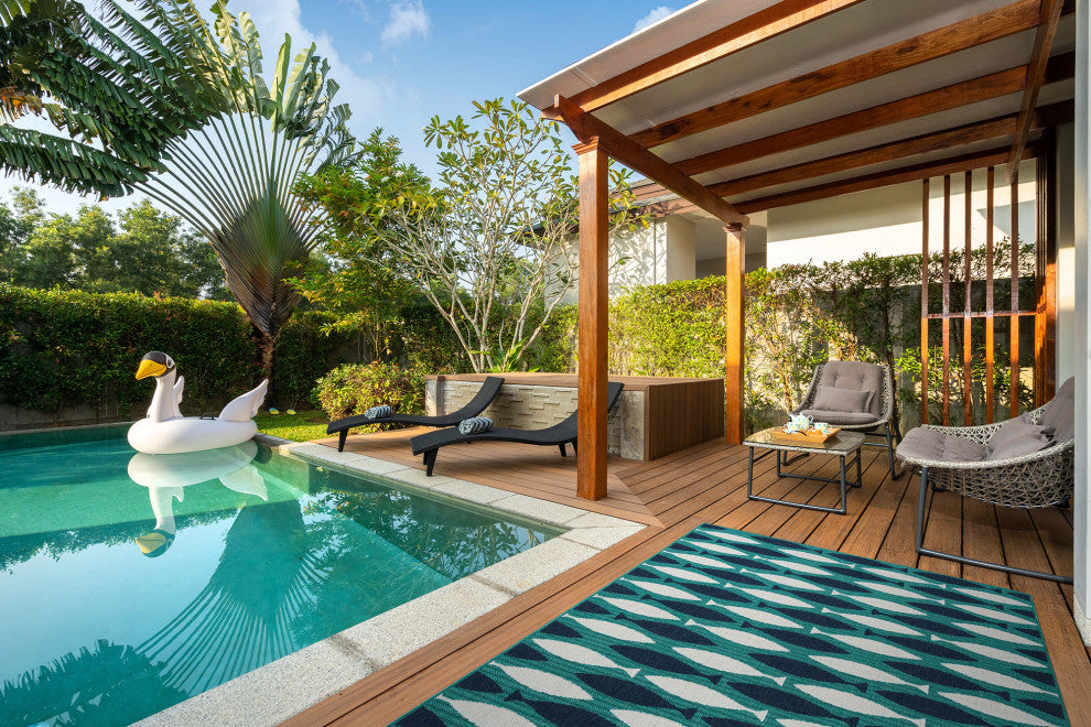 Kaleen Cove Collection Indoor Outdoor Polypropylene Area Rug