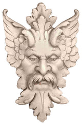 Michelangelo'S Florentine Man: Greenman Wall Sculpture - Medium