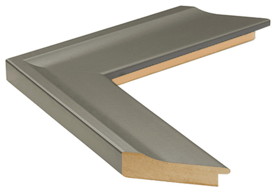 Morgan Framed Wall Mirror, Dark Gray, 26"x32"