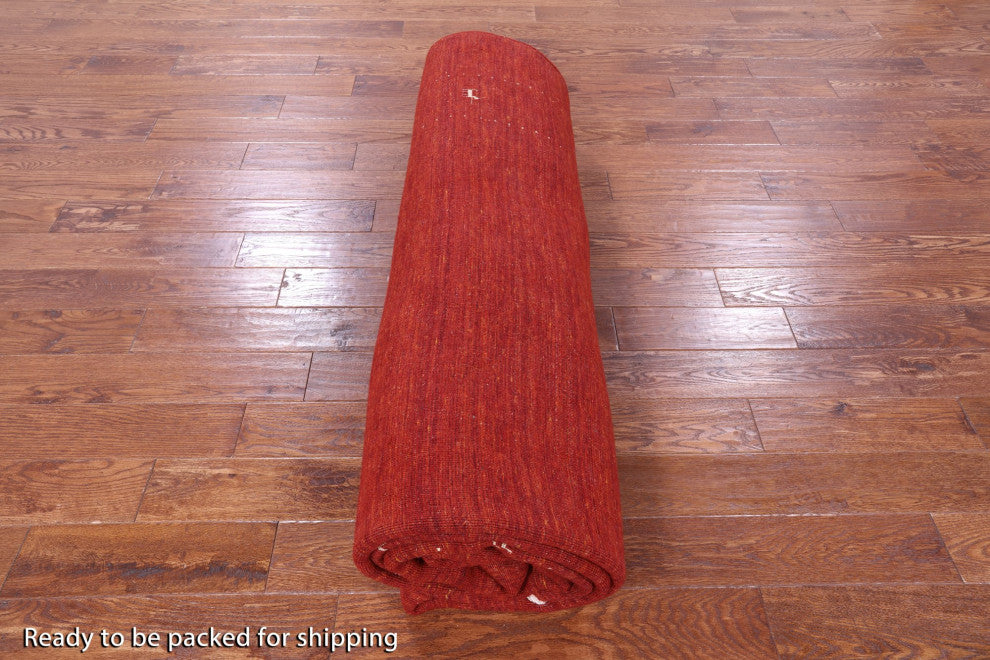 Persian Gabbeh Hand Knotted Rug 9' 0" X 12' 0" Q11379