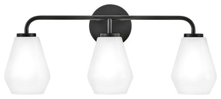 Lark 85503 Gio 3 Light 24"W Vanity Light - Black