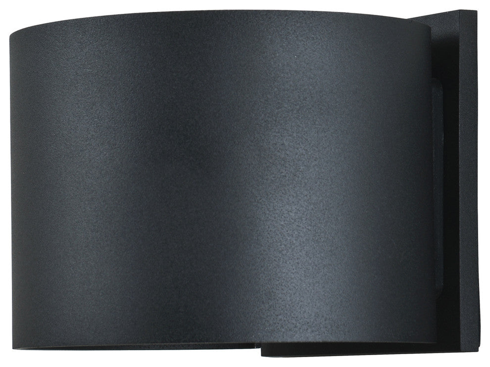 Curve Marine Grade Adjustable Wet Location LED Wallwasher, Black