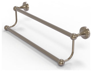 Sag Harbor 24" Double Towel Bar, Antique Pewter
