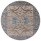 Ahgly Company Indoor Round Mid-Century Modern Area Rugs, 4' Round