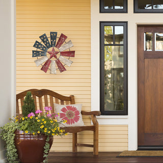 Patriotic Windmill Wall Decor