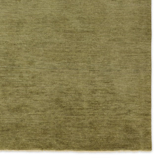 Jaipur Living Origin Knotted Solid Area Rug, Green, 8'x10'