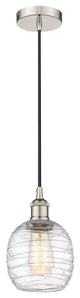 Innovations 616-1P-PN-G1013-LED 1-Light Mini Pendant, Polished Nickel