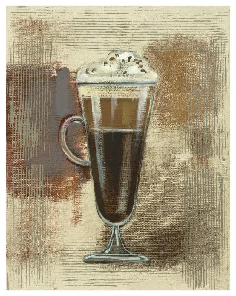 "Cafe Classico I Neutral" Digital Paper Print by Silvia Vassileva, 18"x22"