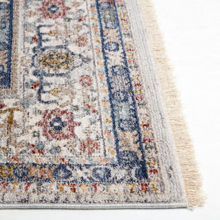 Safavieh Lauren Ralph Lauren Collection LRL1400 Rug, Light Grey/Blue Rust, 5'x8'
