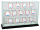 13 Baseball Upright Display Case, Black