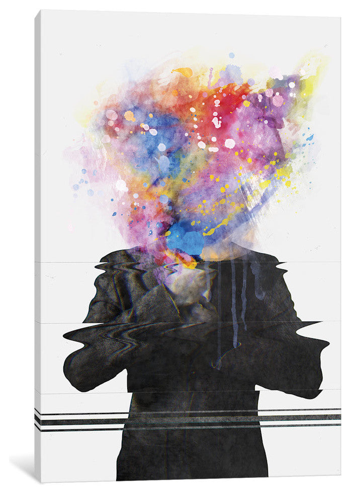 "Glitch Mob" by Daniel Taylor, Canvas Print, 26"x18"