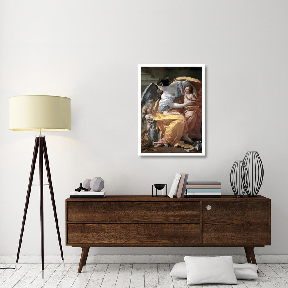 "Allegory of Wealth, late 17th C." Digital Paper Print by Simon Vouet, 28"x38"