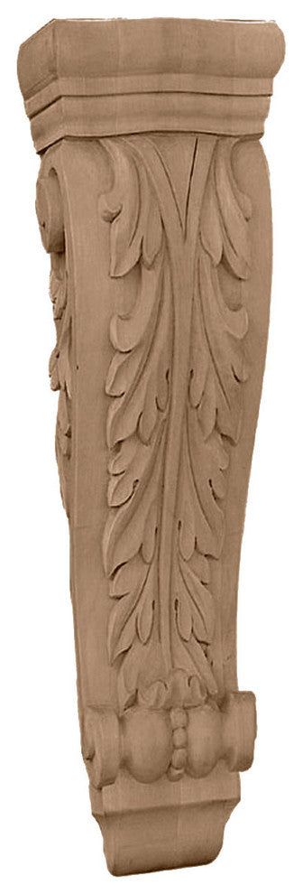 Extra Large Farmingdale Acanthus Pilaster Corbel, Lindenwood