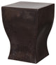 Square Stool, Gunmetal 12.5x17.5