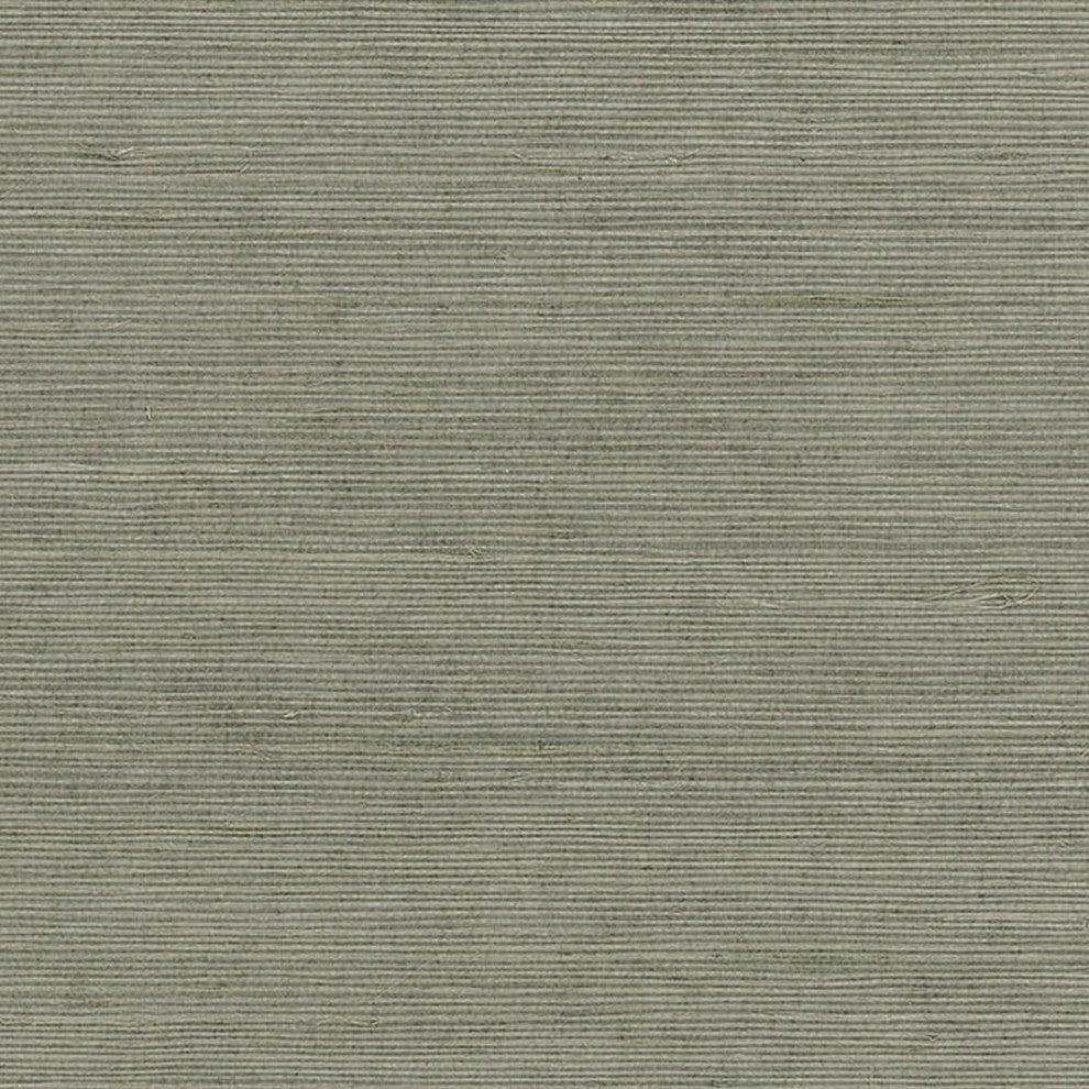 Decorator, Grasscloth Texture Wallpaper Green Roll