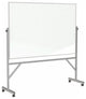 Ghent's Vinyl 4' x 6' Reverisble Whiteboard in White