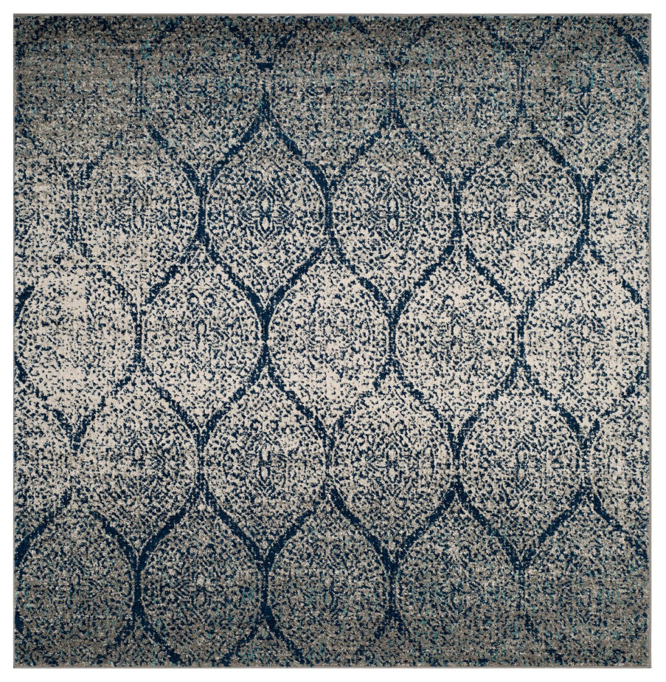 Safavieh Madison Mad604G  Rug, Navy/Silver, 12'0"x15'0"