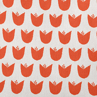14" x 20" Simple Tulip Design Decorative Indoor Pillow, Bright Orange