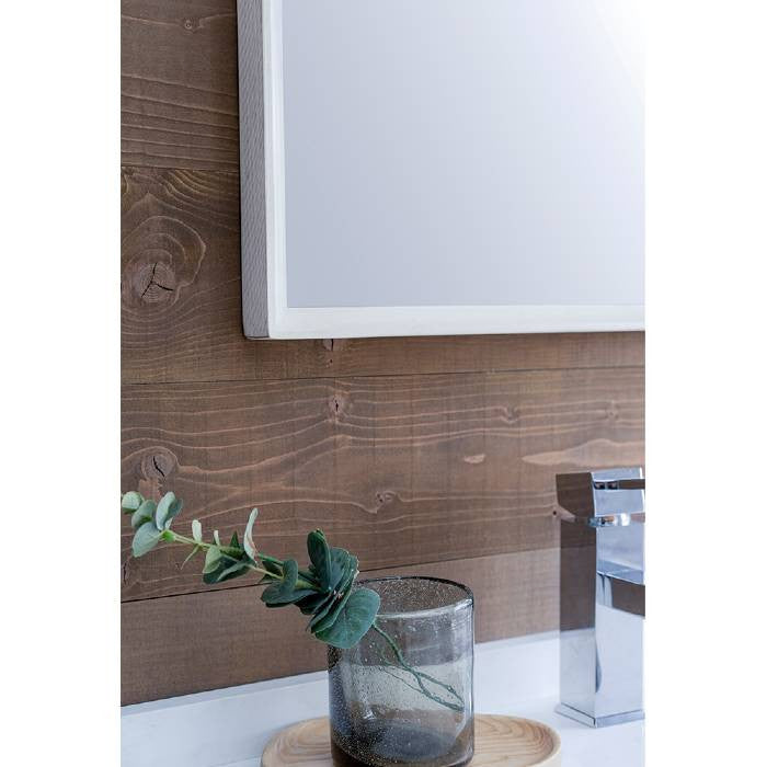 Fresca Formosa Modern 60" Rustic White Open Bottom Double Sink Vanity Set