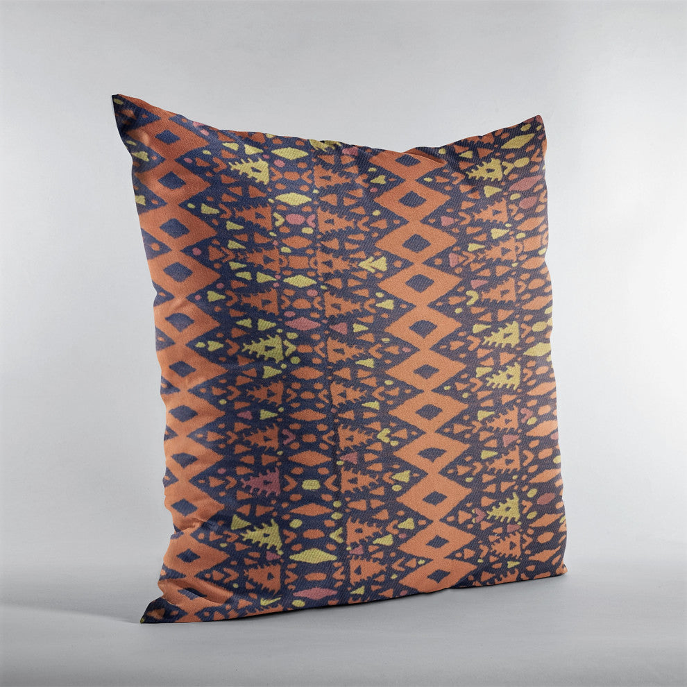 Plutus Multi-Color Parade Abstract Luxury Throw Pillow, 20"x36"